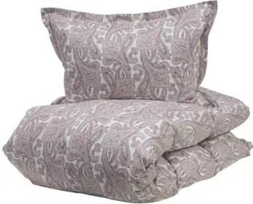 Borås sengetøy - 140x200 cm - Milazzo rosa - Sengesett i 100% bomullsateng - Borås Cotton sengetøy