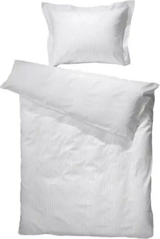 Babysengetøy - 70x100 - Hvitt sengetøy - sengesett i 100% egyptisk bomullsateng -