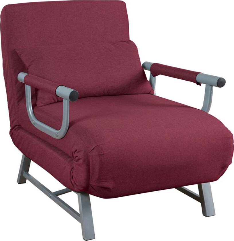 Kolino sovesofa stol rød.