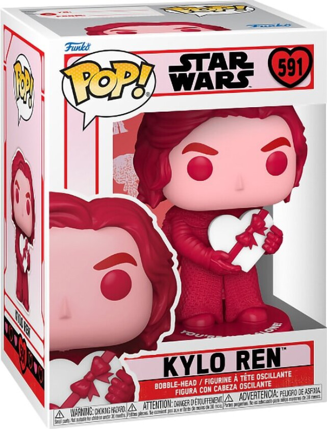 Pop! Vinyl Star Wars Valentines S3 Kylo Ren figur