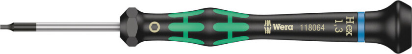 2054 Electronics sekskantskrutrekker, 13 mm, 13,7 cm, 13 mm, svart, grønn