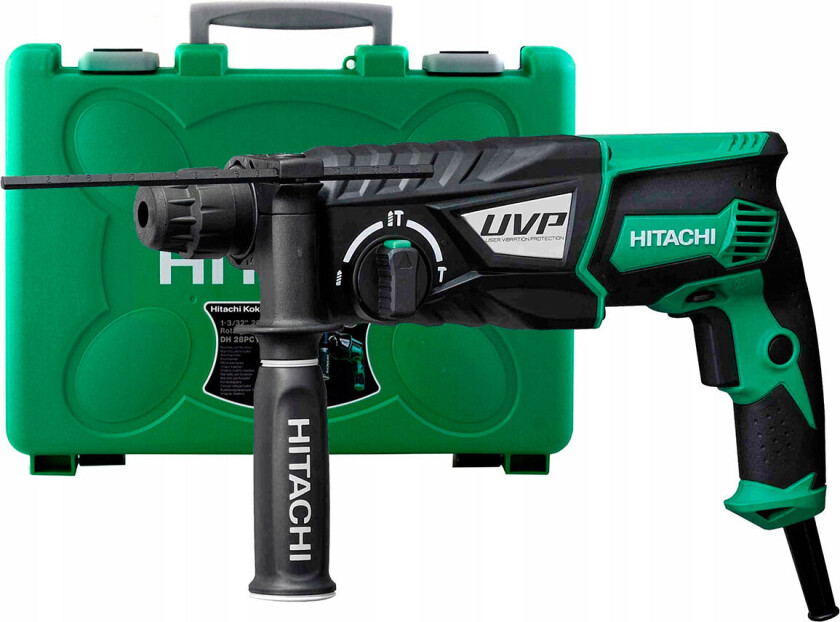 HIKOKI HAMMERDRILL MED SMIMULIGHET 850W 3,4J UVP DH28PCY2