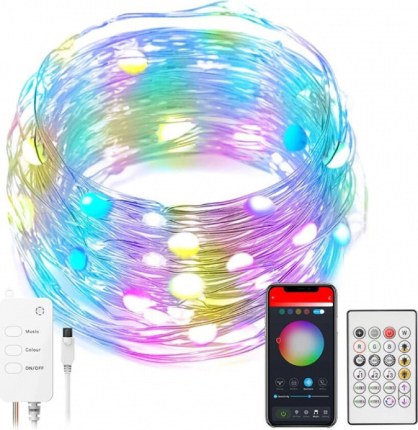 Smart Lyslenke RGB, 10m