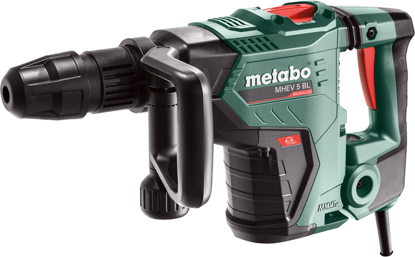 MHEV 5 BL, SDS Max, Sort, Grønn, Sølv, 8,7 J, 2900 bpm, 9,6 m/s², 1,5 m/s²