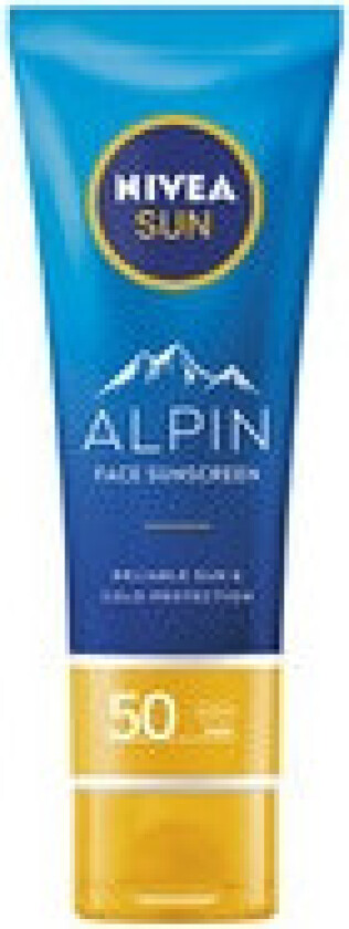 Nivea - Sun Alpin Face Sunscreen SPF50 - Unisex, 50 ml
