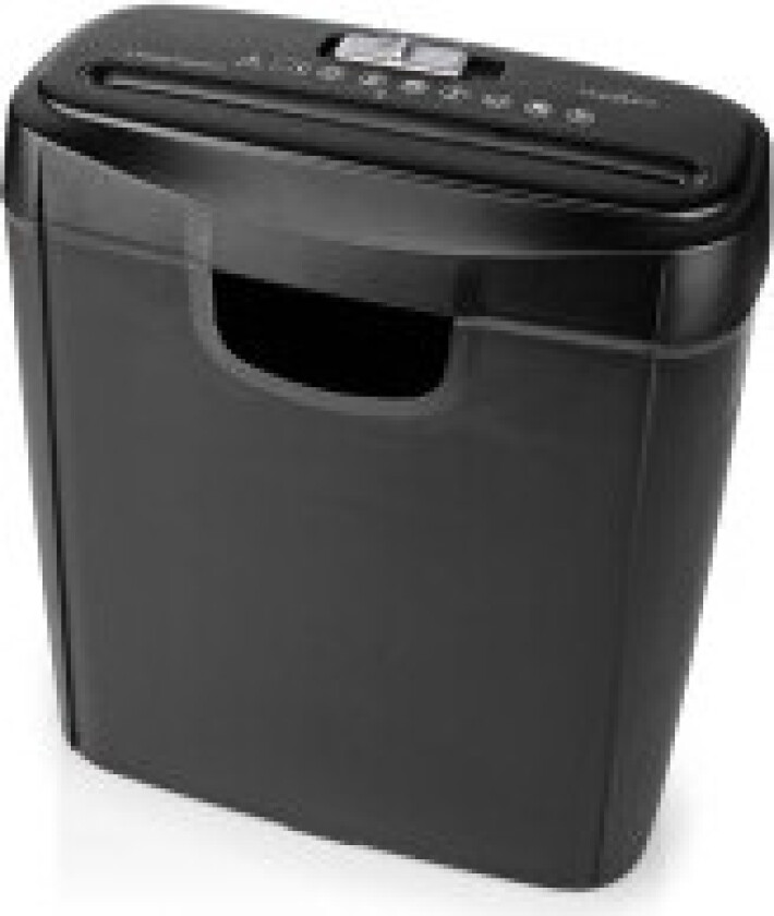 Makuleringsmaskin 6x A4 sider 10 l Sikkerhetsstandard: DIN 2 190 W Sort