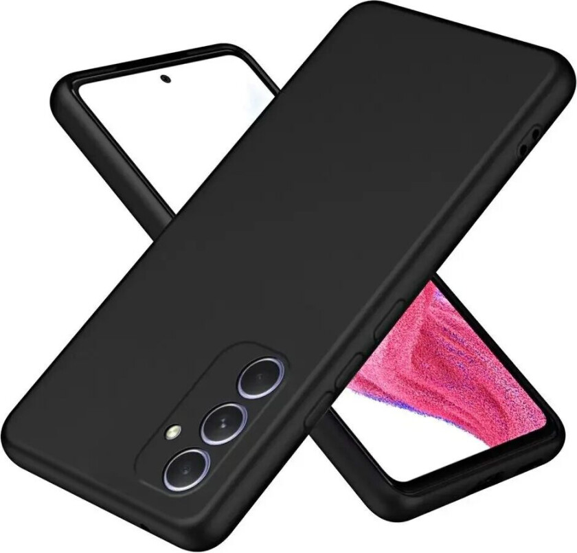 Samsung Galaxy A55 (5G) Mat Fleksibel Deksel - Svart