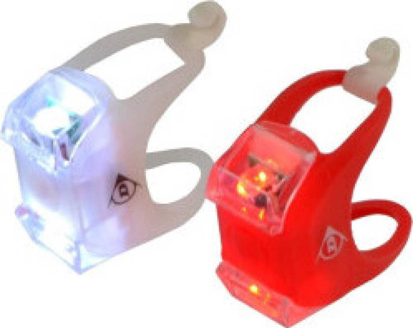 - silikon LED sykkellykter foran og bak