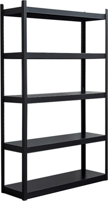 Bilde av Oppbevaringshylle 400kg, 90x40x183cm, sort