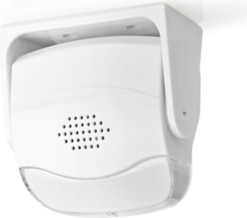 Bevegelsesdetektor Alarm Batteri drevet 3x AAA/LR03 80 dB Detektorrekkevidde: 1.10 m Detektorvinkel: 10 ° Tak / Vegg Hvit