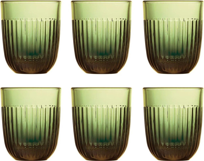 Bilde av Ouessant water glass Green -6 glasses