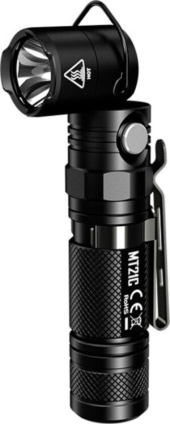 Nitecore MT21C, Lommelykt, Svart, LED, 1 lamper, 1000 lm, 8500 cd