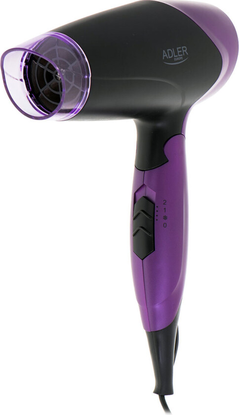 Hair Dryer AD 2260 1600 W Number of temperature settings 2 Black/Purple