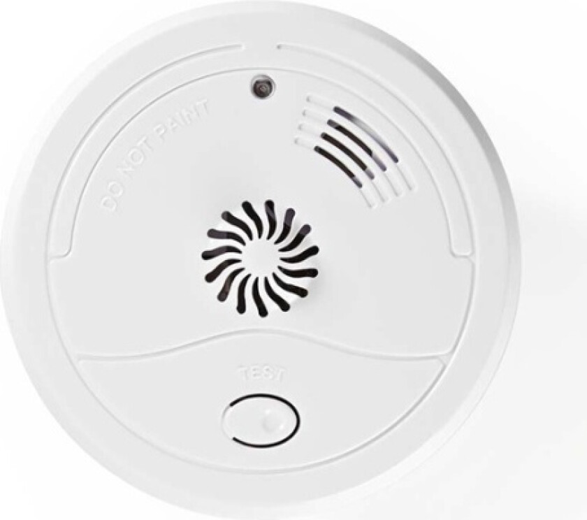 Heat Alarm Batteri drevet batteritid opp til: 1 år Med test knapp 85 dB ABS Hvit