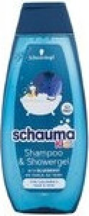 - Schauma Kids Blueberry Shampoo & Shower Gel - For Kids, 400 ml