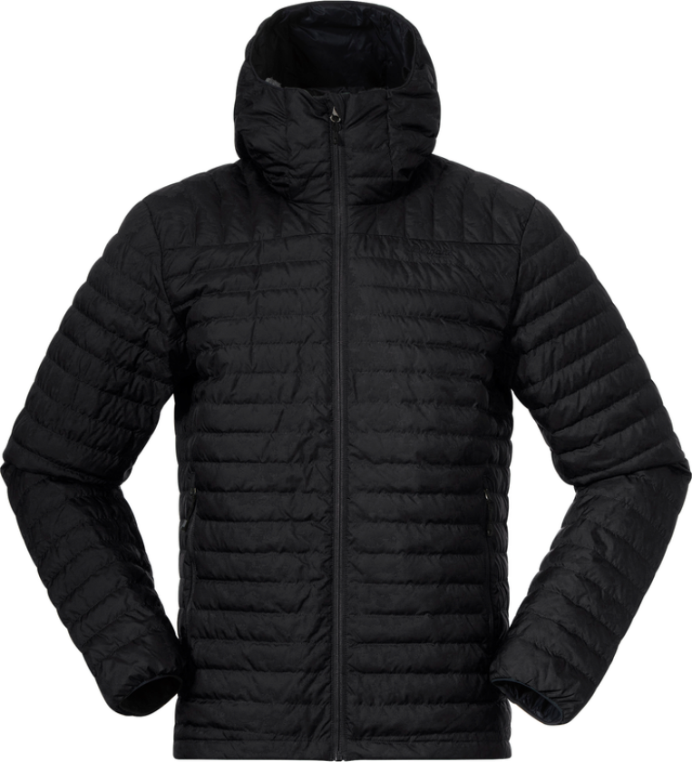 Bergans Of Norway Lava Light Down Jacket W/hood Herre Black XL