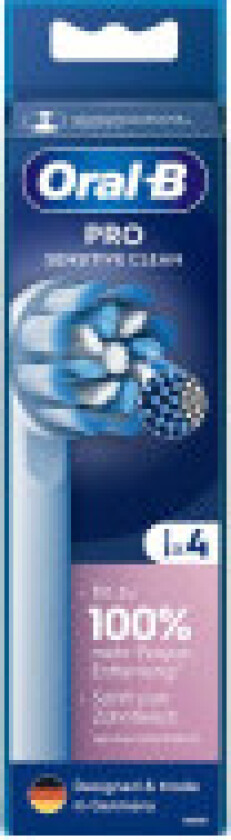 Oral-B Sensitive Clean , 4 stykker, Hvit, 3 måned(er), Ekstra myk, Oral-B, Boks