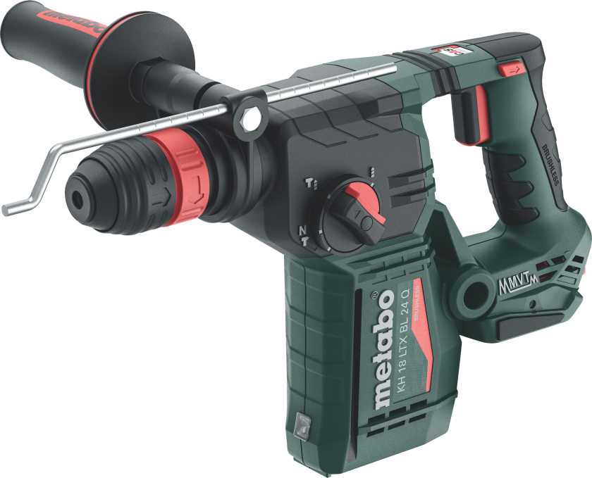 KH 18 LTX BL 24 Q, SDS Plus, Sort, Grønn, Børsteløs motor, 2,4 cm, 1280 RPM, 2,2 J - Uten batteri og opplader