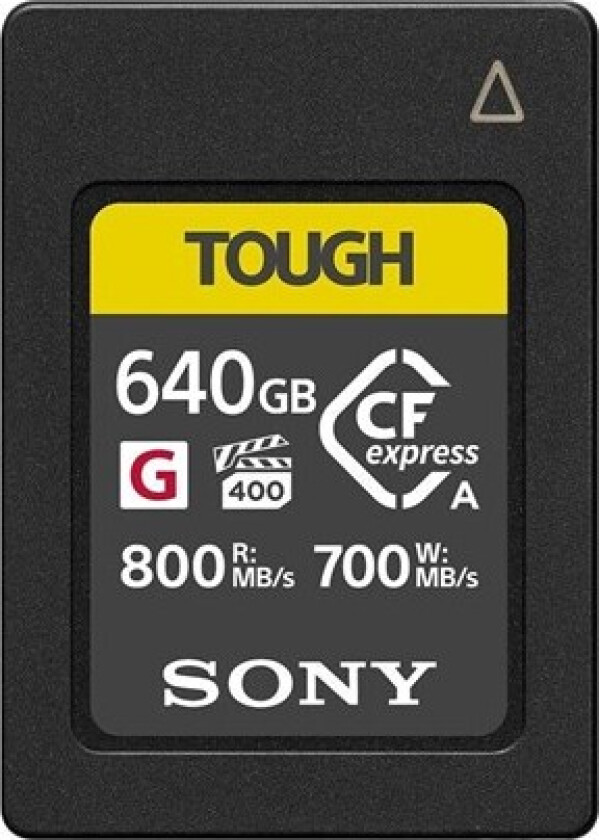 Bilde av CEA-G, 640 GB, CFexpress, 800 MB/s, 700 MB/s, Sort
