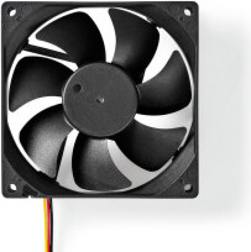 DC-vifte DC Vifte størrelse: 92 mm 3-Pin 26.7 dBA Sort