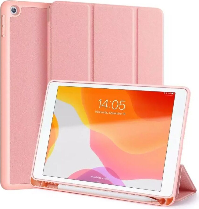 iPad 10.2" (2021 / 2020 / 2019) Deksel - DUX DUCIS DOMO Series Quality Case - Rose Gull