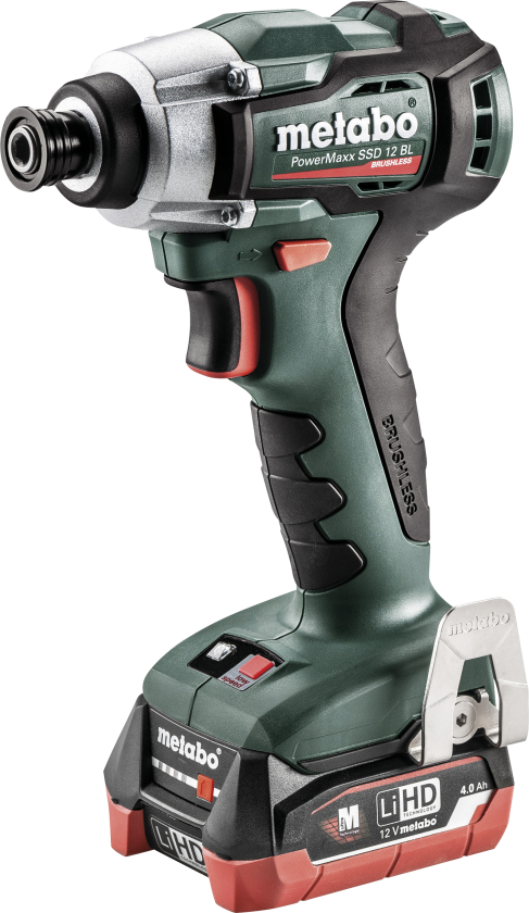 PowerMaxx SSD 12 BL Slagskrutrekker med 2 stk 4,0 Ah batterier og lader