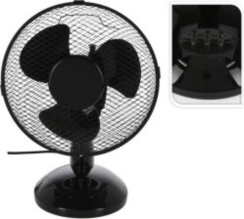 Frittstående Vifte Excellent Electrics EL9000220 Svart