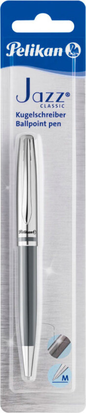 807166, Klips, Kulepenn som åpnes og lukkes ved vridning, Blå