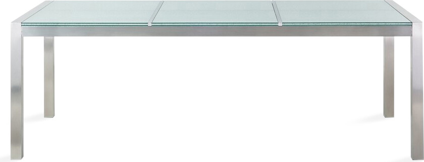 Hagebord glass 220 x 100 cm 8 personer