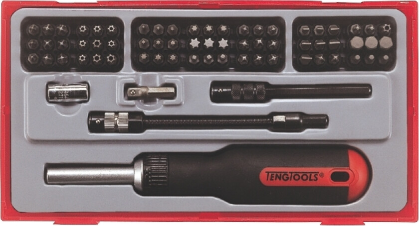 Screwdriver set with interchangeable blades 74 pieces (14403-0103)