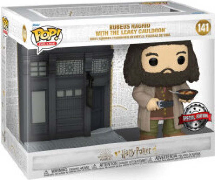 Pop! Exclusive Harry Potter Hagrid med leaky cauldron figur