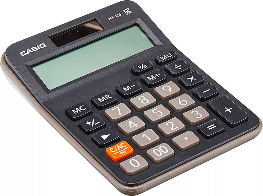 Bordkalkulator CASIO MX-12B, 106,5 x 147 x 29 mm