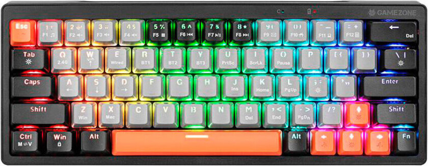 Mechanine klaviatura Tracer GAMEZONE EVO3 HOT SWAP 63 (Pilkas)