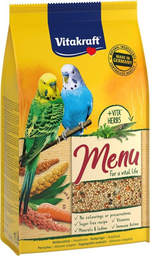 - Menu Sittich Perle® for budgies 1kg