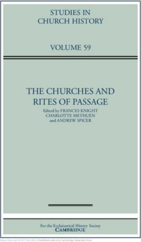 The Churches and Rites of Passage: Volume 59