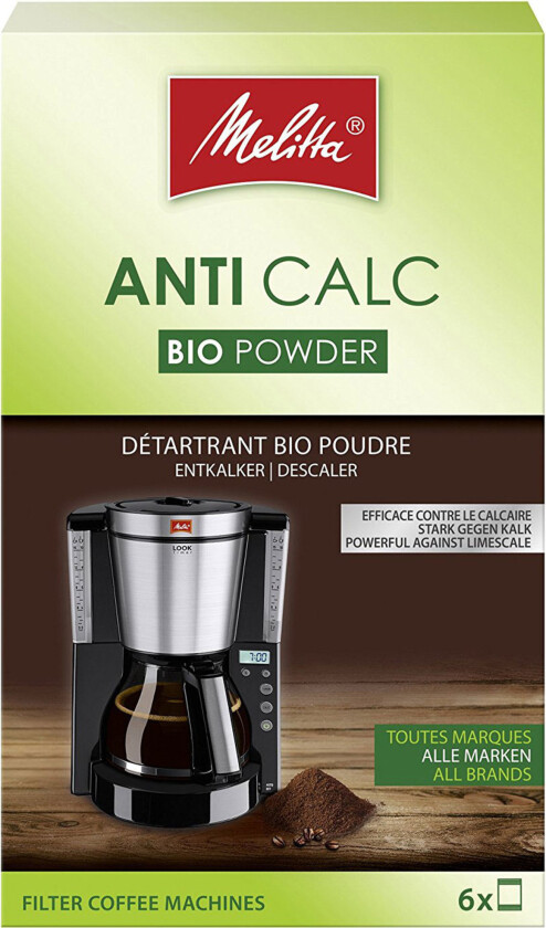 Anti Calc Bio Avkalkingspulver - 6-pakning