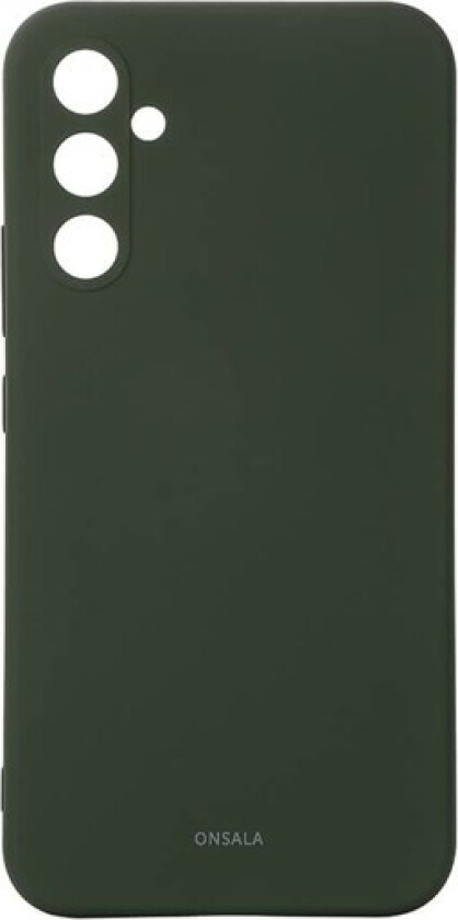 Phone Case with Silicone Feel Olive Green - Samsung A35 5G