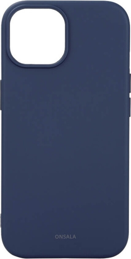 Phone Case with Silicone Feel MagSeries Dark Blue - iPhone 15