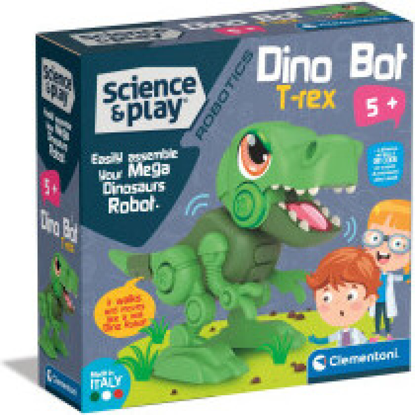 Bilde av Byggesett Clementoni Dino Bot T-Rex 20 x 20 x 6 cm