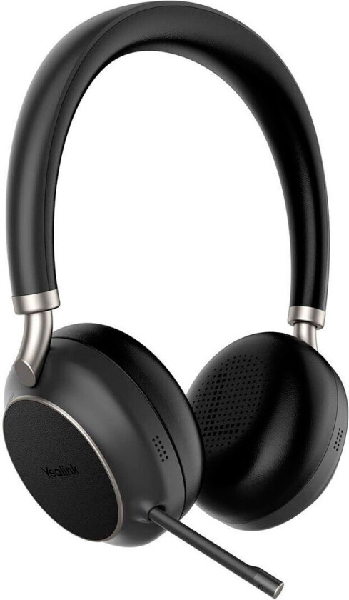 BH76 UC - Hodesett - on-ear - Bluetooth - trådløs - aktiv støydemping - USB-A via Bluetooth-adapter - svart