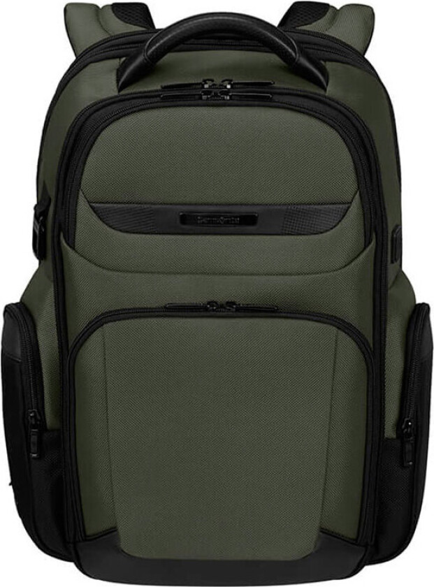 Backpack PRO DLX6 15.6" 3VOL Expandable Green