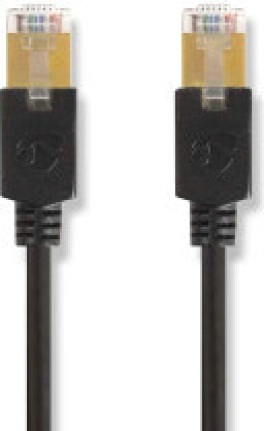 - Nettverkskabel - RJ-45 (hann) til RJ-45 (hann) - 1 m - foliebelagt uskjermet tvinnet kabelpar (F/UTP) - CAT 6 - formstøpt, rund - antrasitt