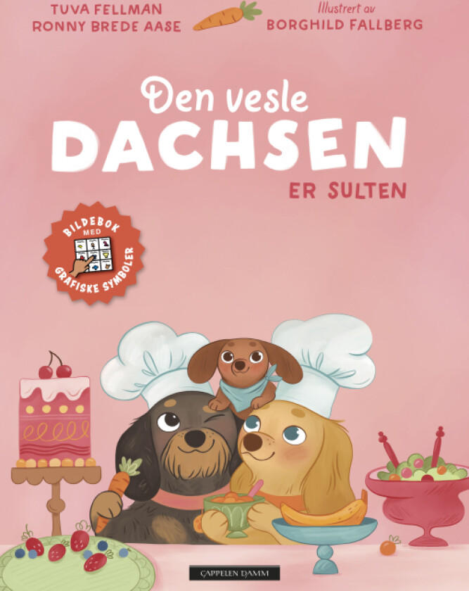 Den vesle dachsen er sulten (med ASK-symboler)