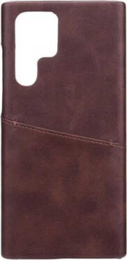 Mobilecover Brown with Cardpocket Samsung S22 Ultra