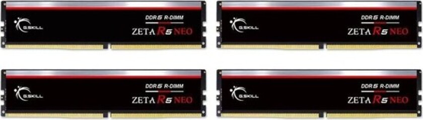 Bilde av Zeta R5 Neo DDR5-6000 - 128GB - CL30 - Quad Channel (4 stk) - AMD EXPO - Svart