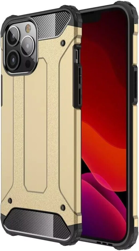 iPhone 13 Pro Max Armor Guard Håndverker Deksel - Gull