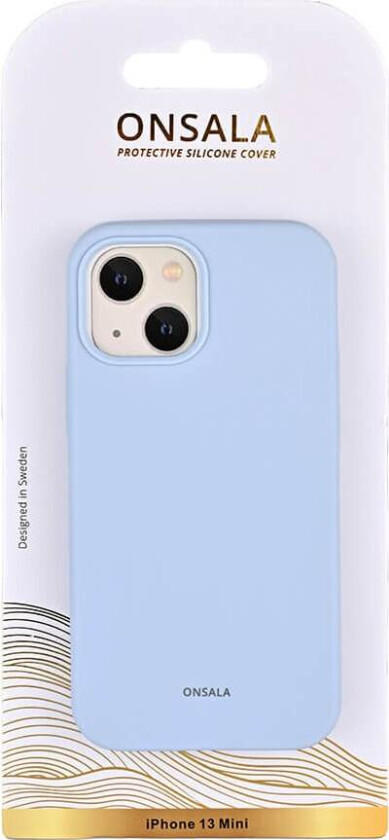 Phone Case Silicone Light Blue - iPhone 13 Mini