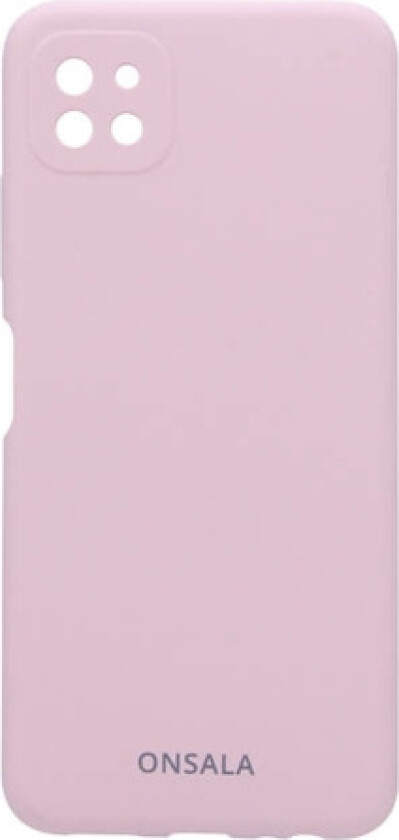 Phone Case Silicone Sand Pink - Samsung A22 5G