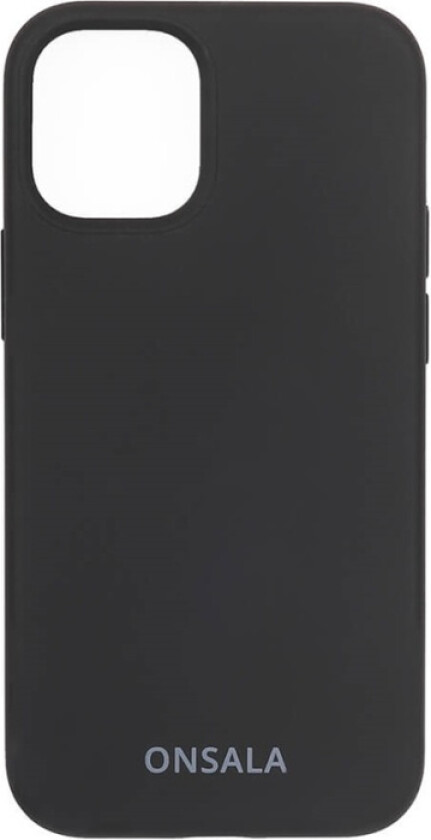 Phone Case Silicone Black - iPhone 12 Mini