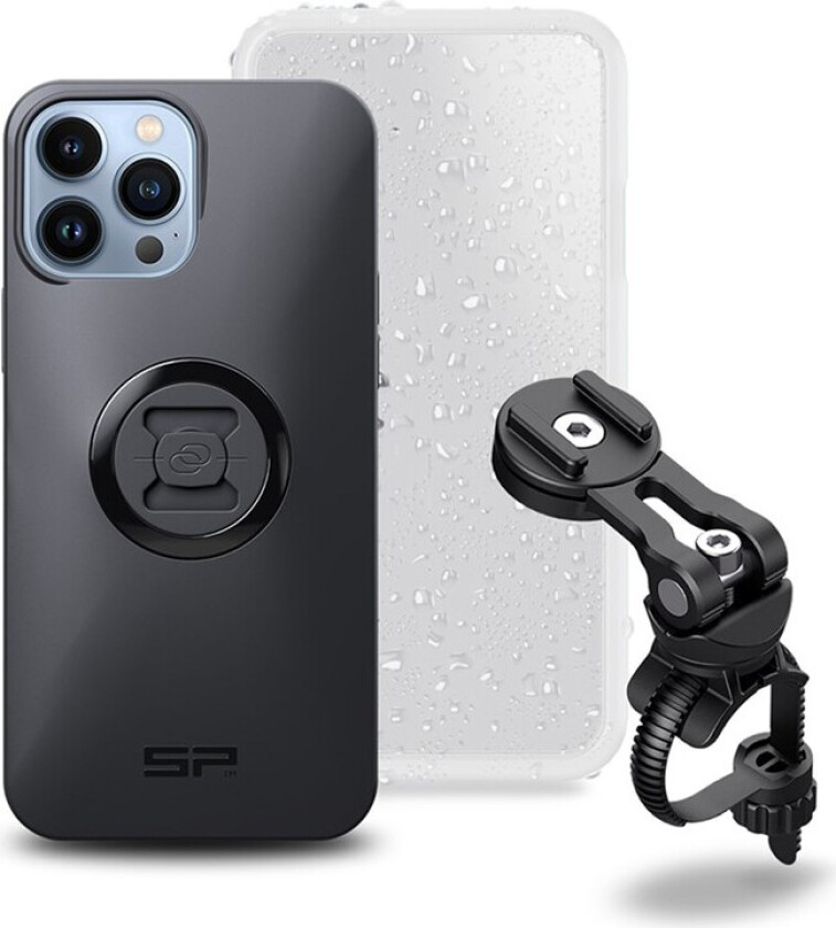 SP CONNECT Smartphone Bundle Bike Bundle II iPhone 13 Pro Max, Bicycle, Incl. 1 smartphone case, 1 stem mount, 1 clamp